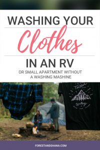 Washing Clothes in an RV