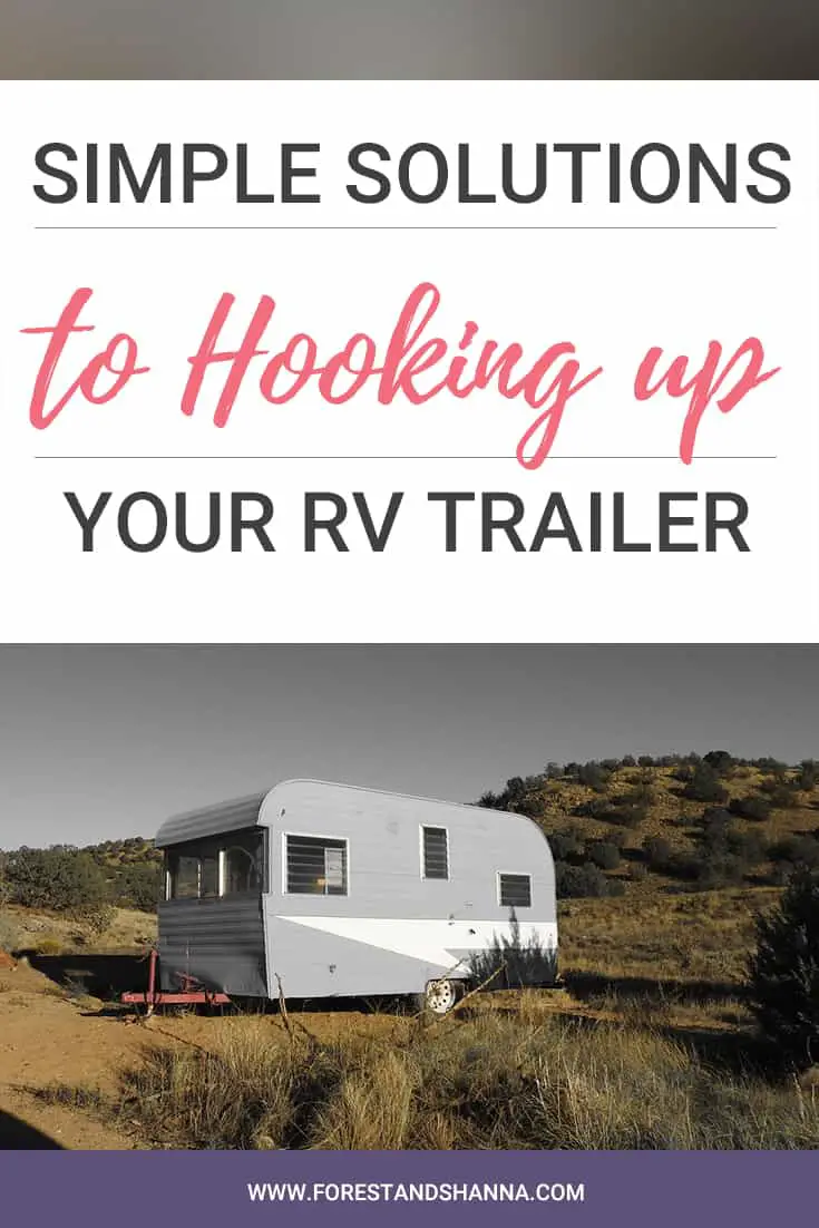 hooking up my travel trailer
